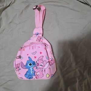 5/20$ Pink Kids Lilo And Stitch Sling Bag